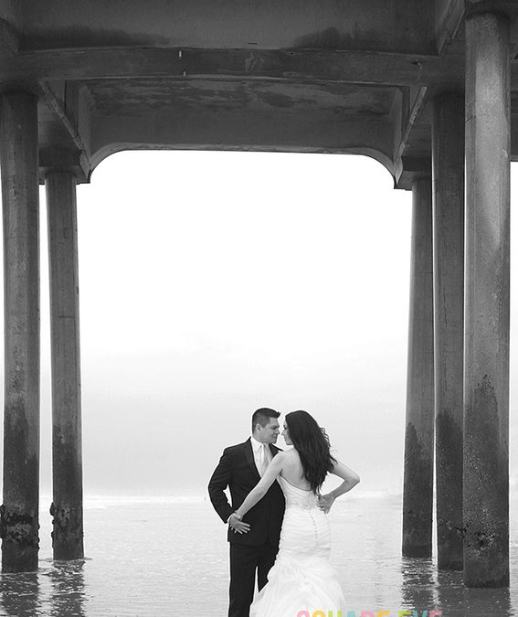 Sophisticated Regency Hyatt Resort and Spa Huntington Beach Wedding Trash The Dress