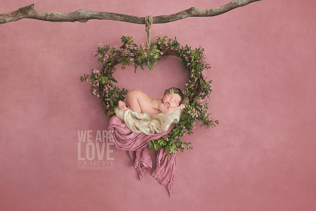 New Trend In Newborn Photography Digital Backdrops | Orange County Newborn Photographer