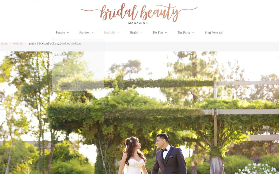 Published Again Thank You Janelly and Michael and Just Bridal Beauty Blog