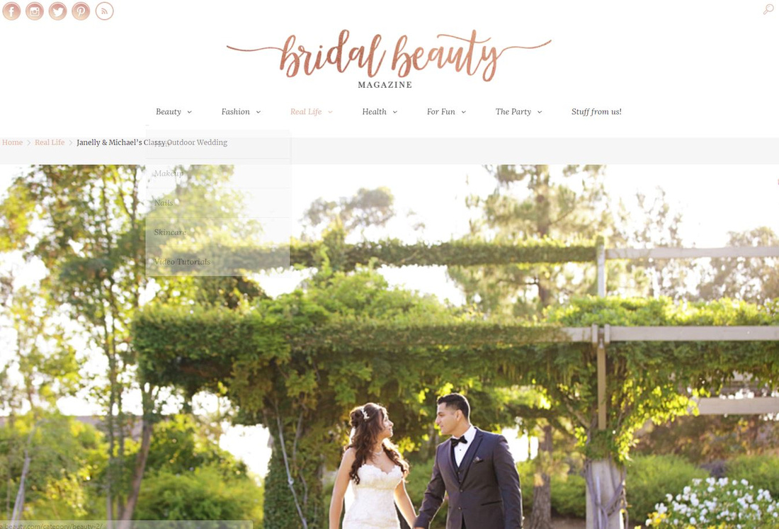 Published Again Thank You Janelly and Michael and Just Bridal Beauty Blog