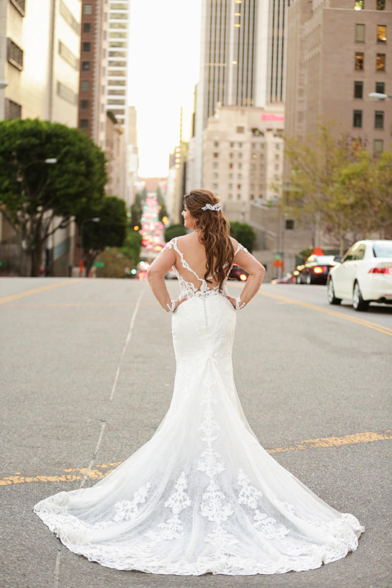 Bride Wears Sleeveless Mira Zwillinger Wedding Dress | The Bridal Finery