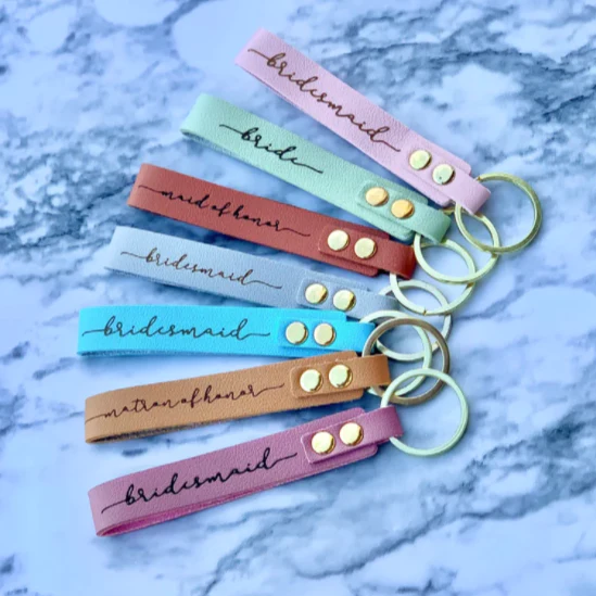 custom unique wedding favor keychain