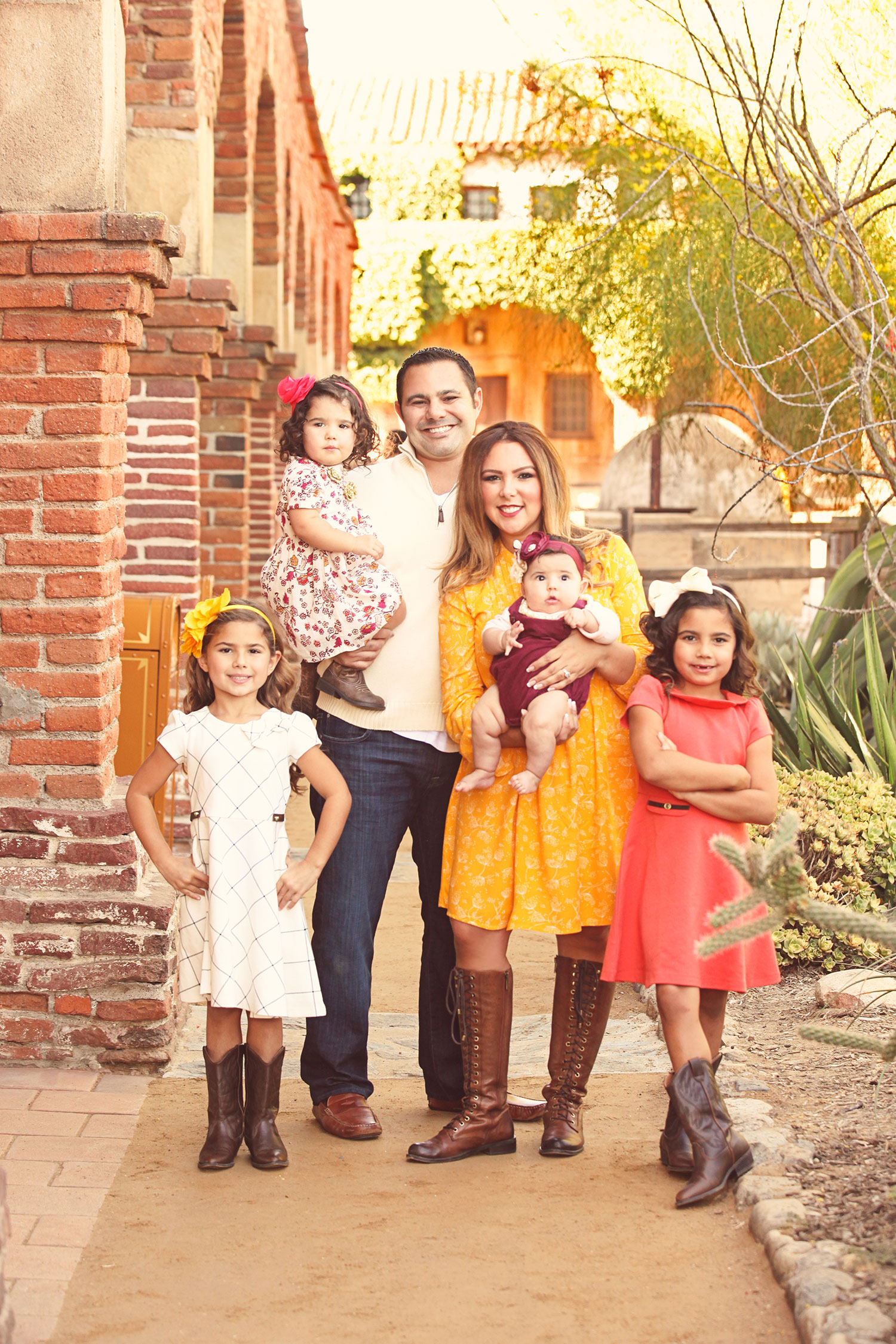 mission san juan capistrano family portraits