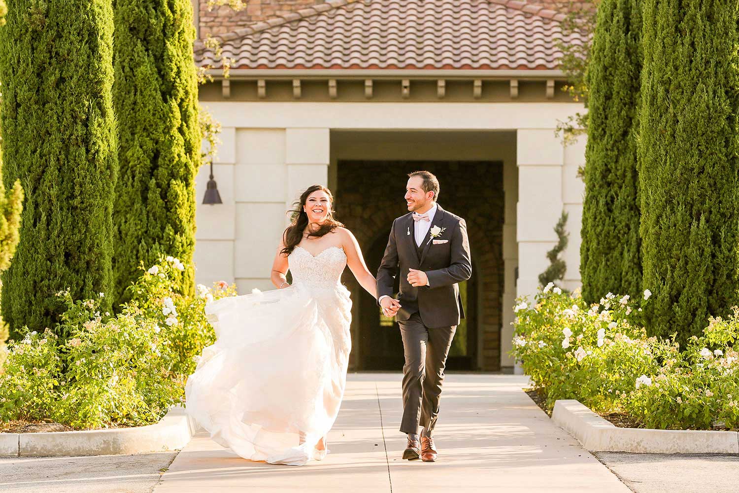 Hand placement for flattering plus size couple poses