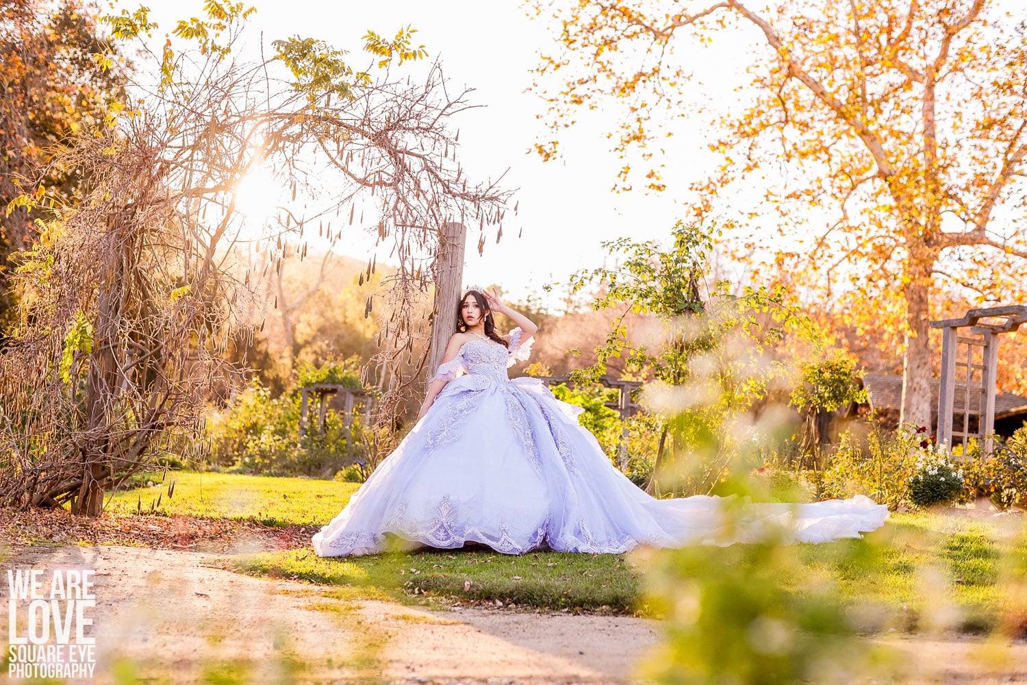 Descanso Gardens photoshoot with natural light and greenery