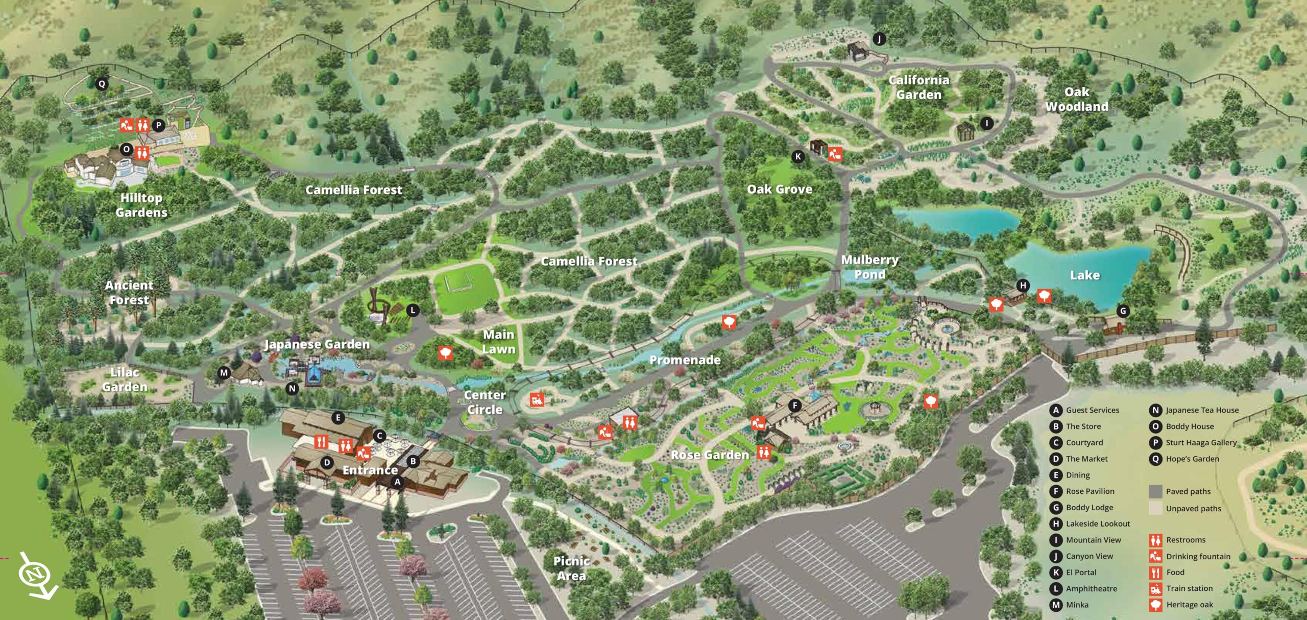 descano gardens map los angeles