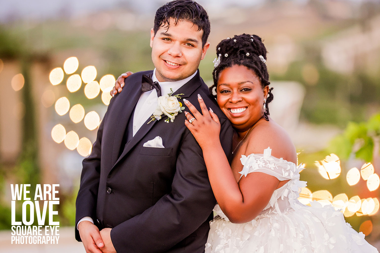 the tuck behind the groom plus size posing